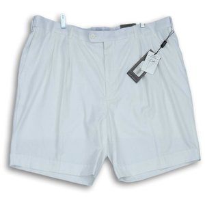 NWT BOCACCIO GOLF S700 EXPANDABLE WAISTBAND PLEATED SHORTS‎ WHITE 44